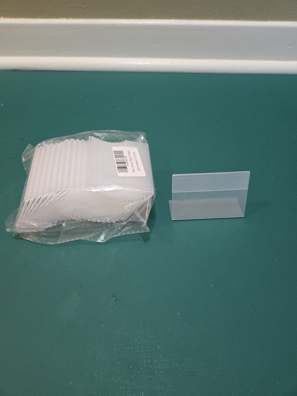 Clear Acrylic Display Stand - Transparent Card Holder